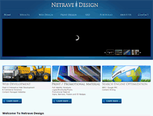 Tablet Screenshot of netravedesign.com